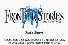 Frontier Stories Title Screen
